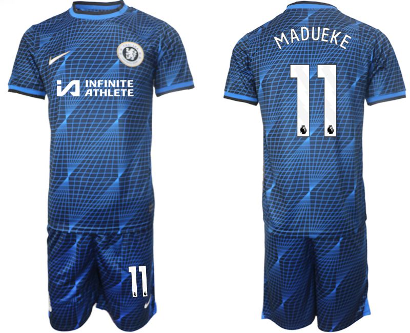 Men 2023-2024 Club Chelsea away blue 11 Soccer Jersey